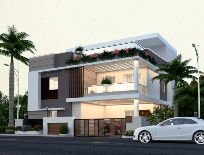 Ayodhya Villas Architectural Elevation Kollur